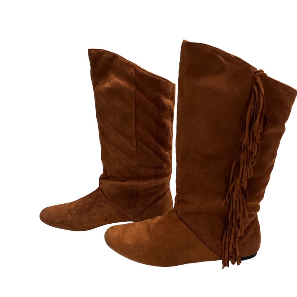 Qupid fringe boots